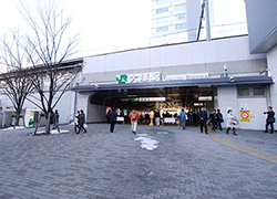 JR大塚駅・北口からハウスまで徒歩７分