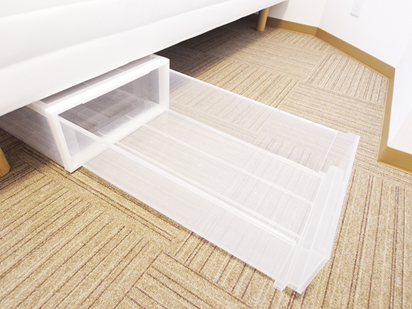 All rooms have a convenient storage case under the bed