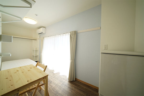 All rooms are equipped with desks and chairs and air conditioning