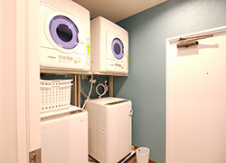 Laundry and drying machines are for free.