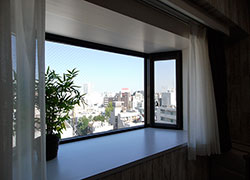Room D　69,000 yen with Skytree.
