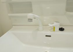 shampoo basin.