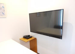 TV with big screen 42 inches.